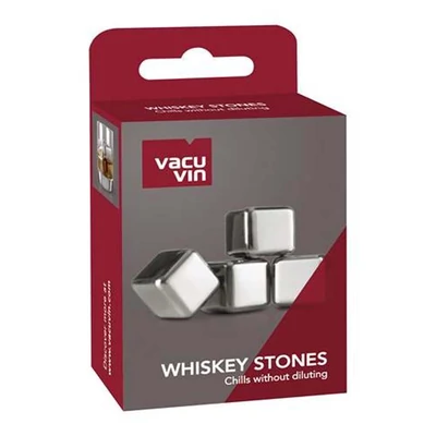 Vacu Vin Hűtő Fémkocka Whisky 4db-os