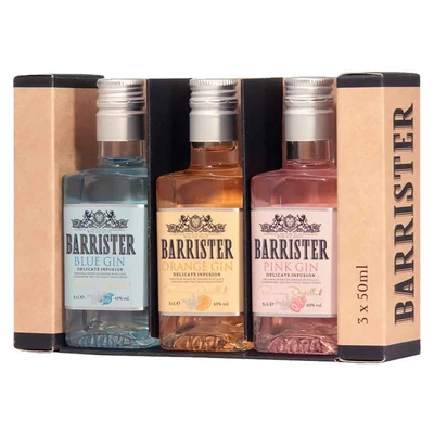 Barrister Gin Mini válogatás 3*0.05l