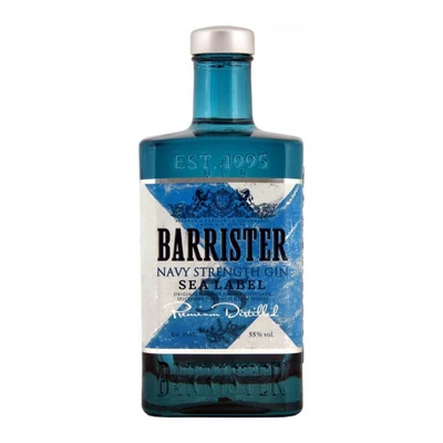 Barrister Navy Strength Gin 55% 0.7l