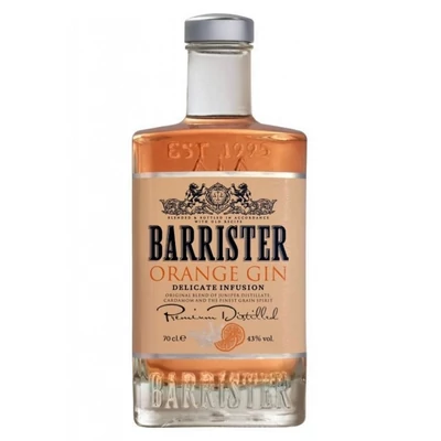 Barrister Narancs Gin 43% 0.7l