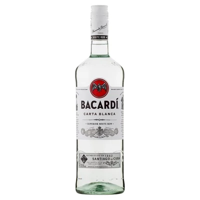 Bacardi Carta Blanca 37.5% 1l
