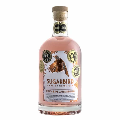Sugarbird Pino &amp;amp; Pelargonium gin 43% 0.5l