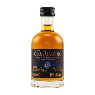 GlenAllachie 15 éves Mini 46% 0.05l