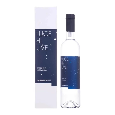 Domenis 1898 Luce di Uve Grappa 38% 0.5l díszdobozban