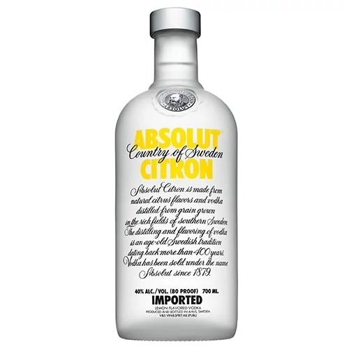 Absolut Citrom vodka 40% 0.7l