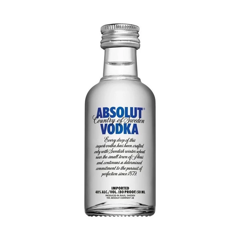 Absolut Blue vodka Mini 40% 0.05l