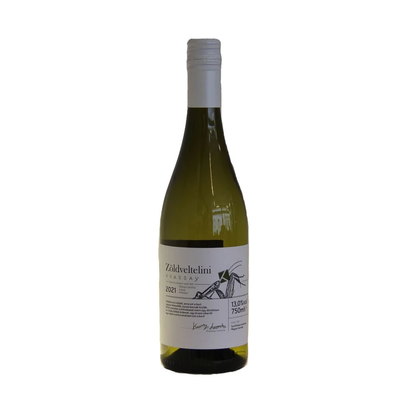 Kvassay Villányi Zöldveltelini 2021 0.75l