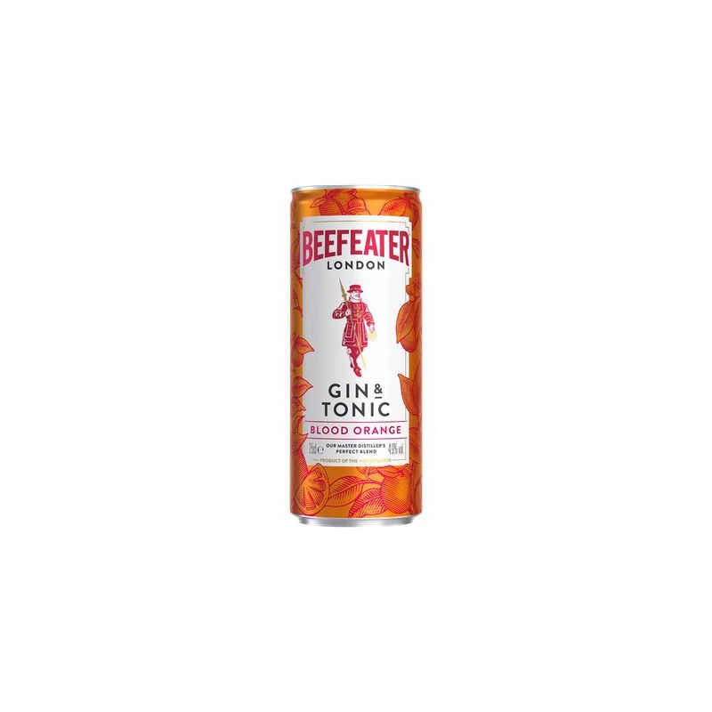 Beefeater Gin & Tonic Blood Orange 4.9% 0.25l