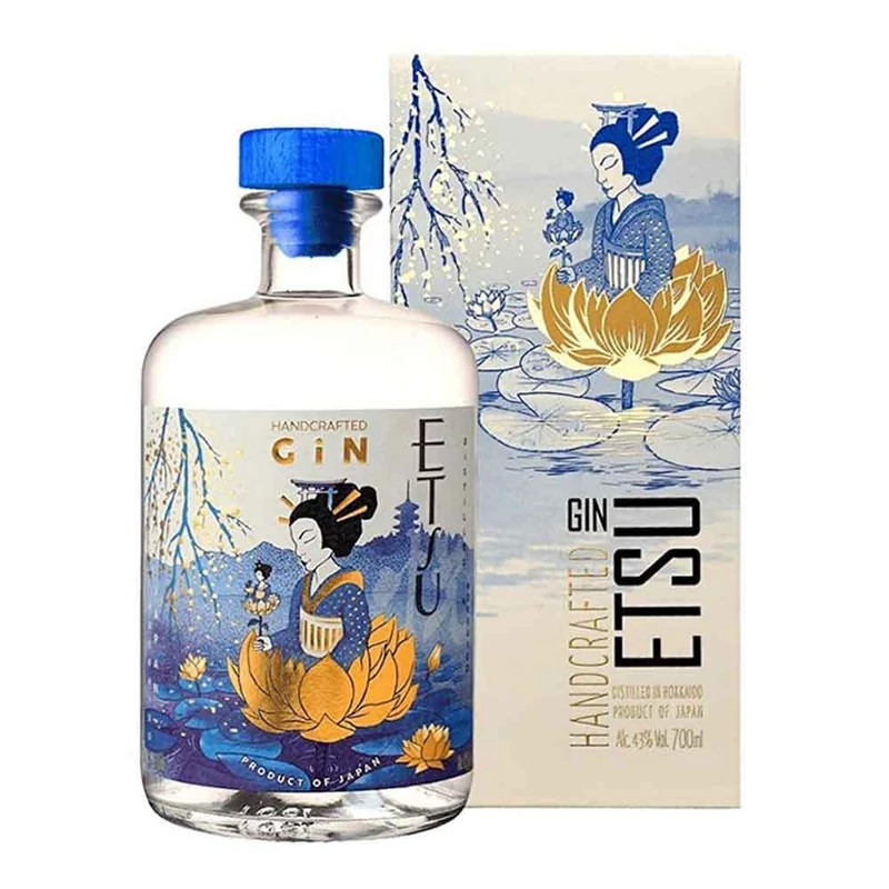 Etsu gin 43% 0.7l díszdobozban