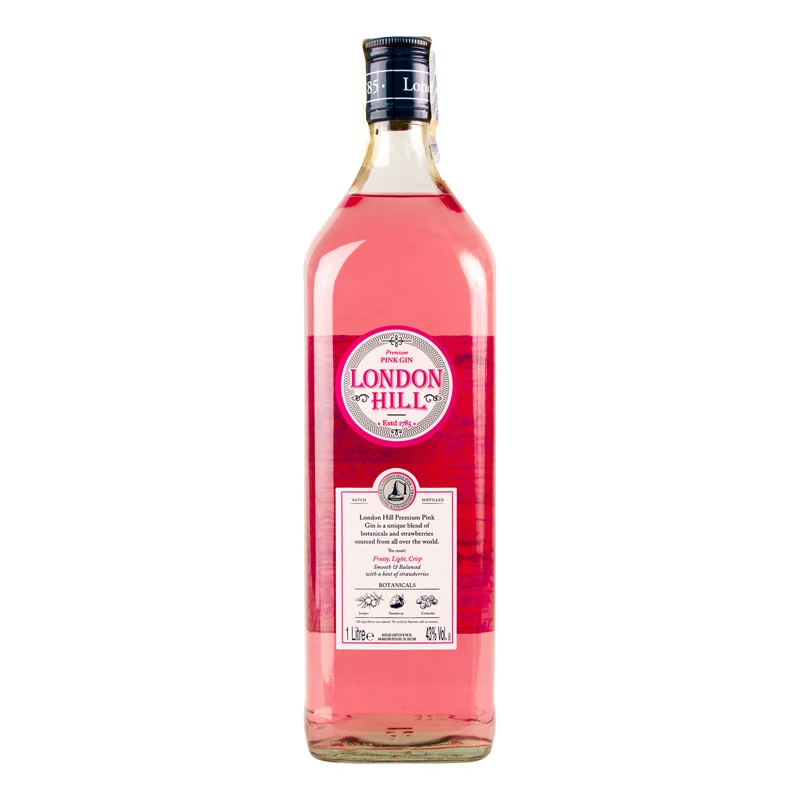 London Hill Pink gin 40% 0.7l