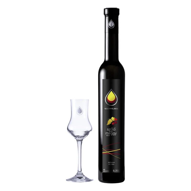 1 Csepp Zenit szőlő-Kései Meggy 40% 0.35l