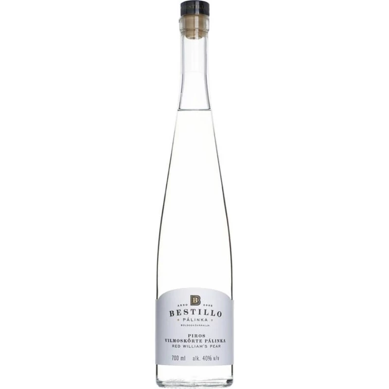 Bestillo Piros Vilmoskörte pálinka 40% 0.7l