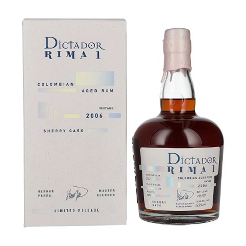 Dictador Rima 2006 Port Cask 44% 0.7l papír díszdobozban