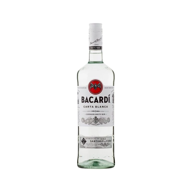 Bacardi Carta Blanca 37.5% 1l