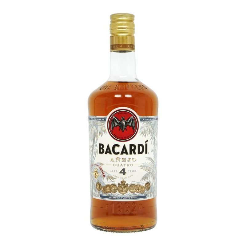 Bacardi Cuatro 4 éves rum 40% 0.7l