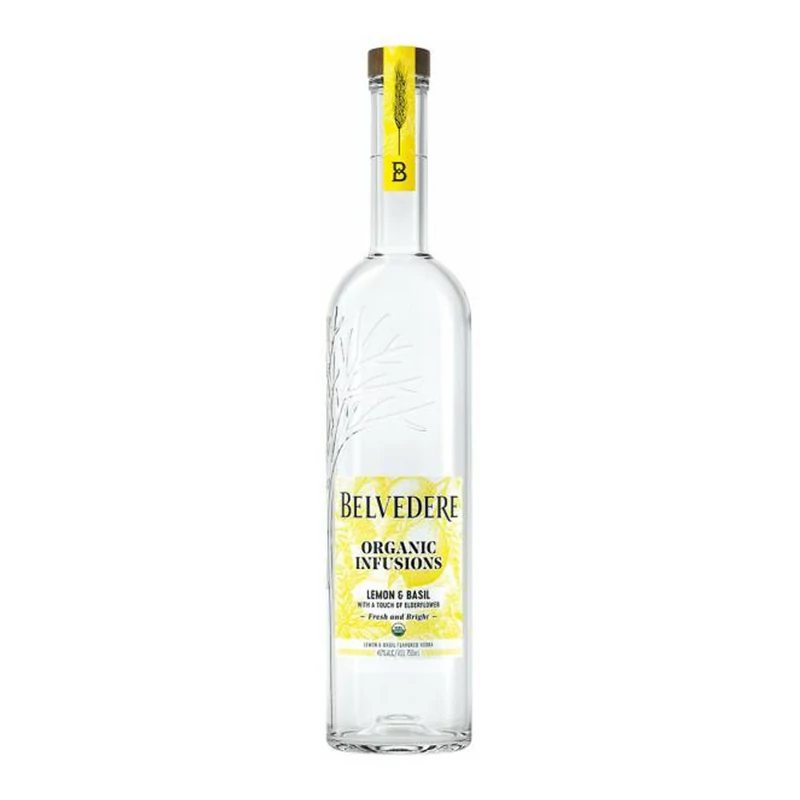 Belvedere Organic Lemon & Basil 40% 0.7l