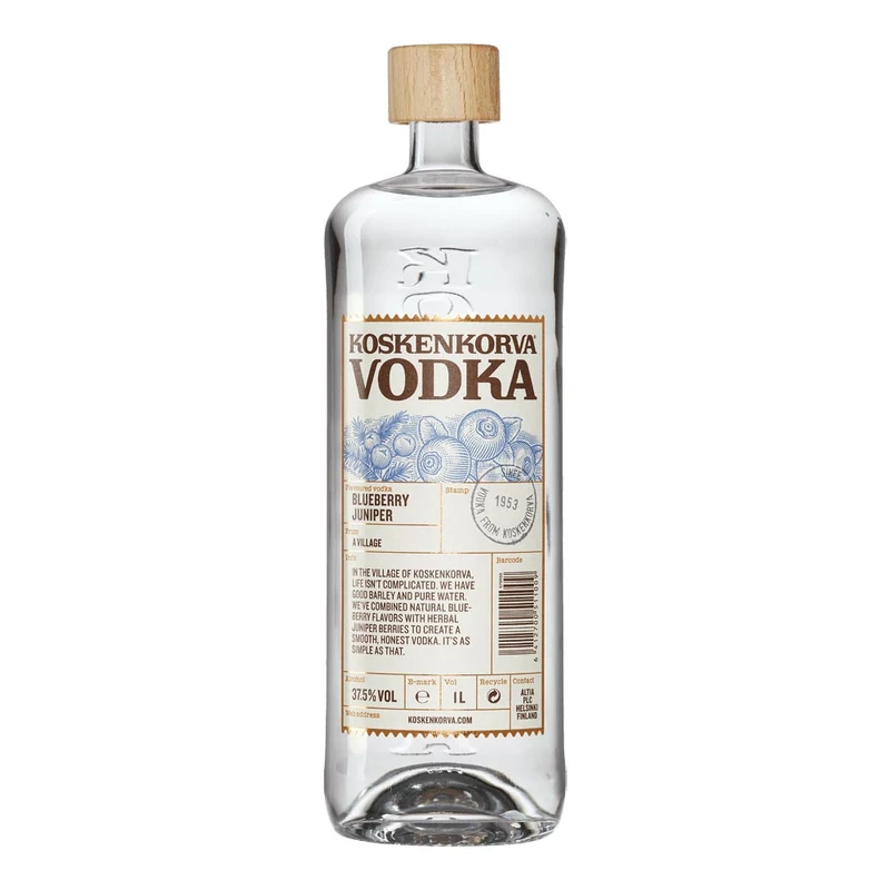 Koskenkorva Blueberry Juniper vodka 37.5% 0.7l
