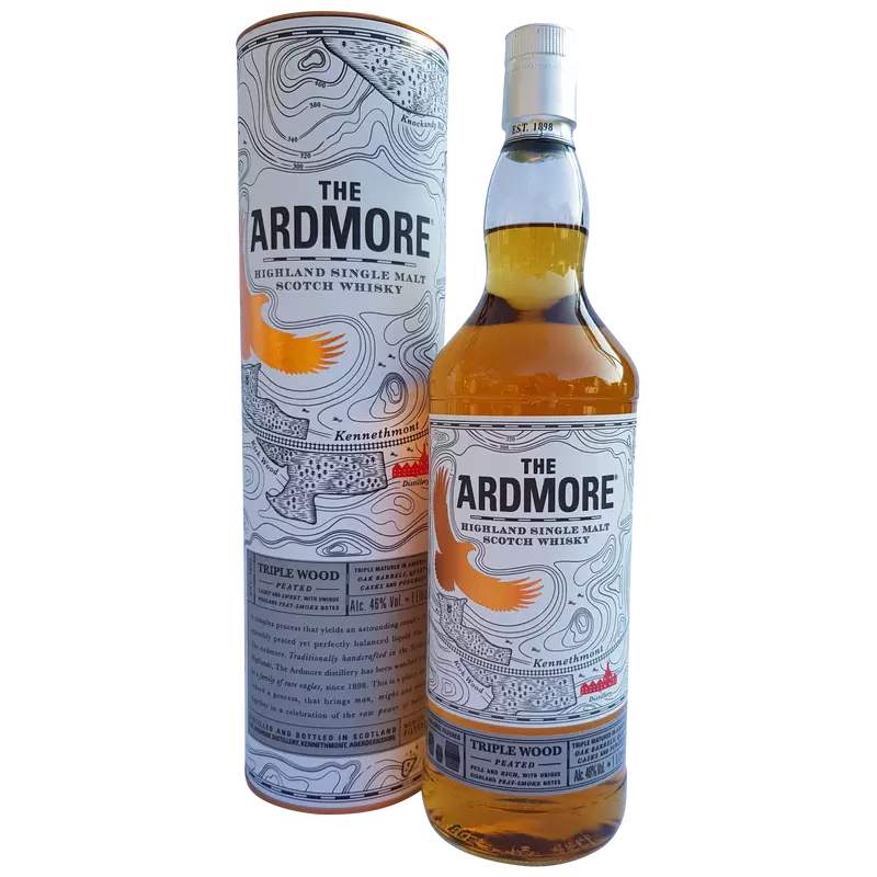 Ardmore Triple Wood Peated Whisky DD 46% 1l