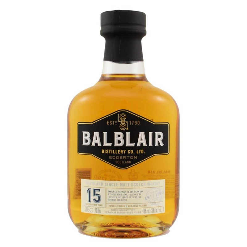 Balblair 15éves whisky 46% 0.7l