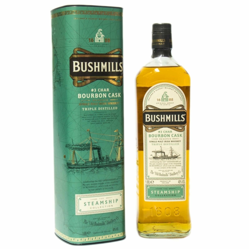 Bushmills Steamship Bourbon Cask 40% 1l díszdobozban