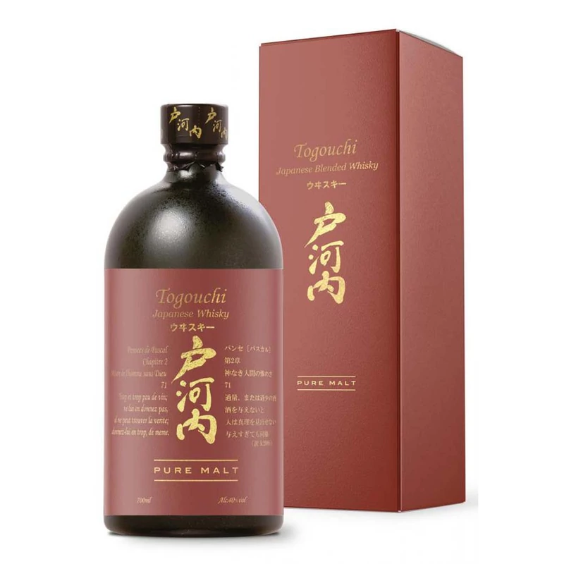 Togouchi Pure Malt PDD 40% 0.7l díszdobozban