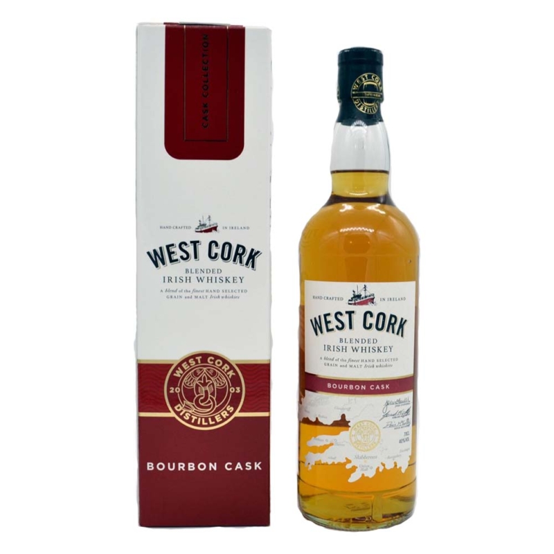 West Cork Blended Bourbon Cask 40% 0.7l díszdobozban