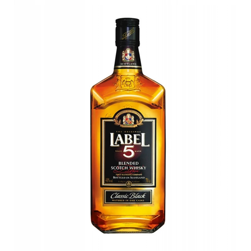 Label 5 Scotch whisky 40% 0.7l