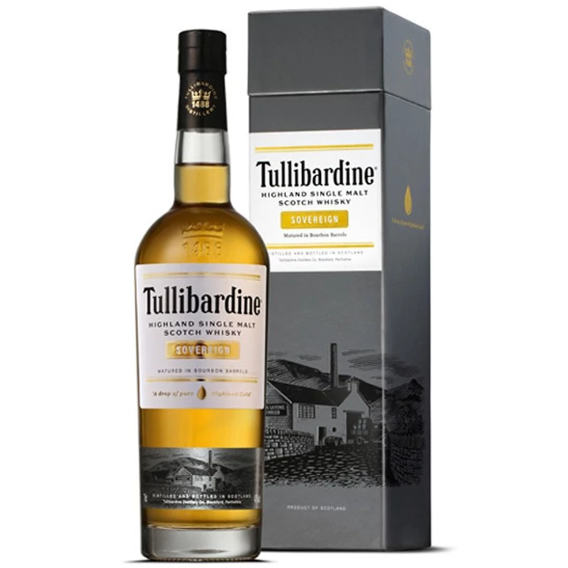 Tullibardine Sovereign Whisky 43% 0.7l díszdobozban